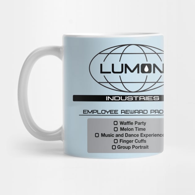 Severance- Lumon Employee Rewards Program- On light by ocsling